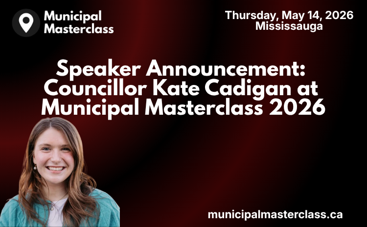  Speaker Announcement: Kate Cadigan at Municipal Masterclass