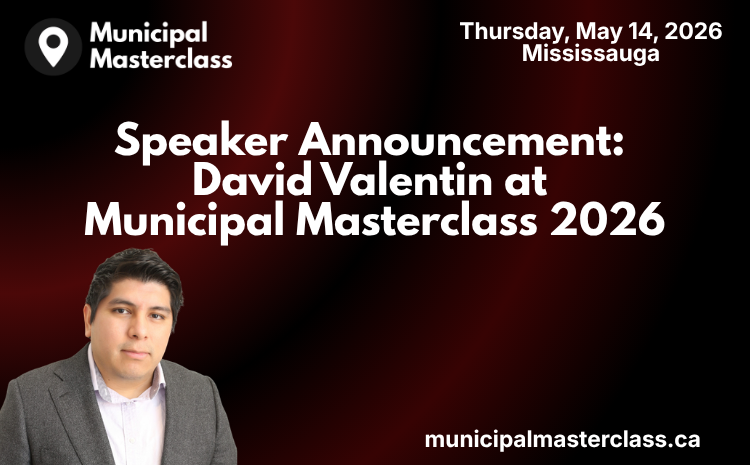  Speaker Announcement: David Valentin at Municipal Masterclass